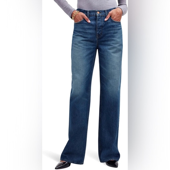 Madewell Low-Slung Baggy Jeans in Moffat Wash size 33 - Picture 1 of 3